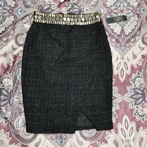 Bebe Pencil Skirt NEW Bling